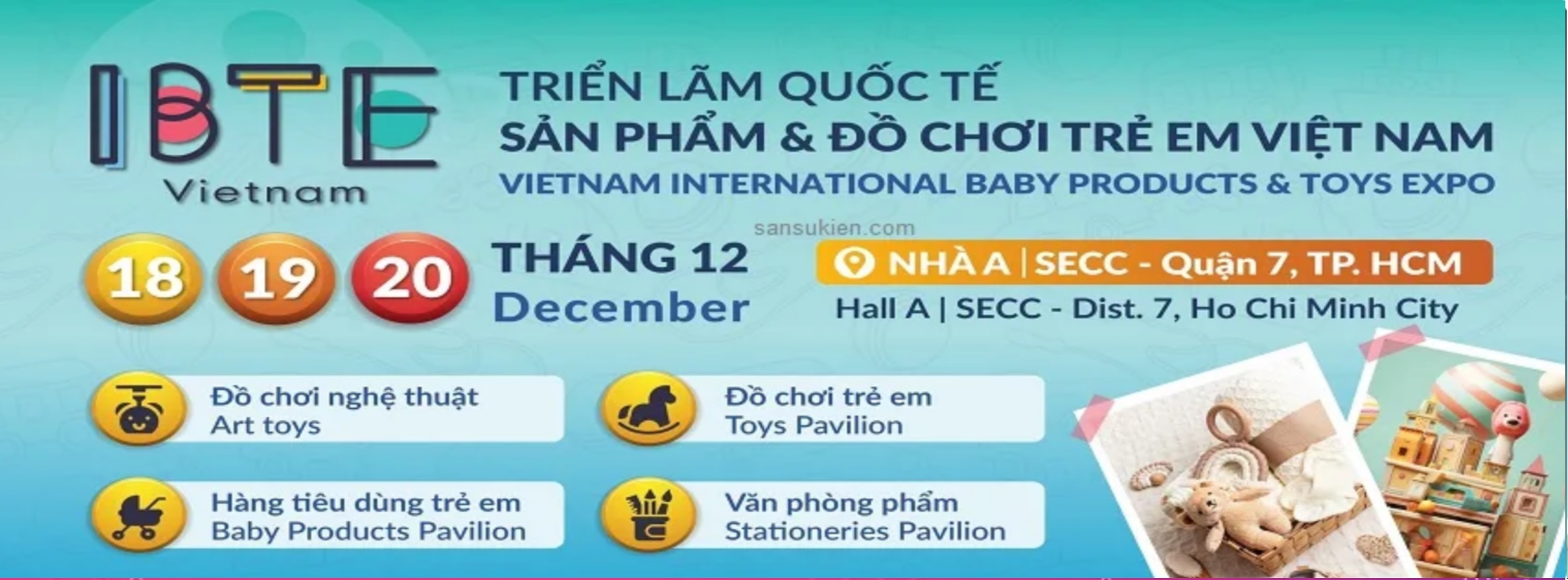 Triển lãm Quốc tế Sản phẩm & Đồ chơi Em bé Việt Nam